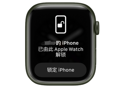 金川苹果手机维修分享用 AppleWatch 解锁配备面容 ID 的 iPhone方法 